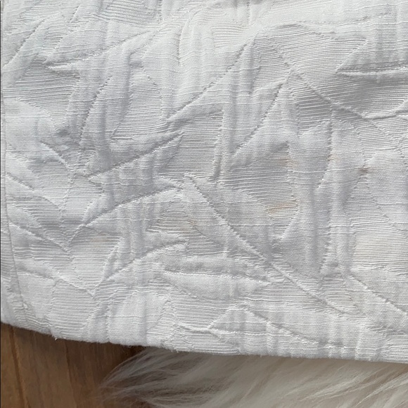 ZARA White Textured Blazer Black Rope Tie SMALL - Picture 9 of 13